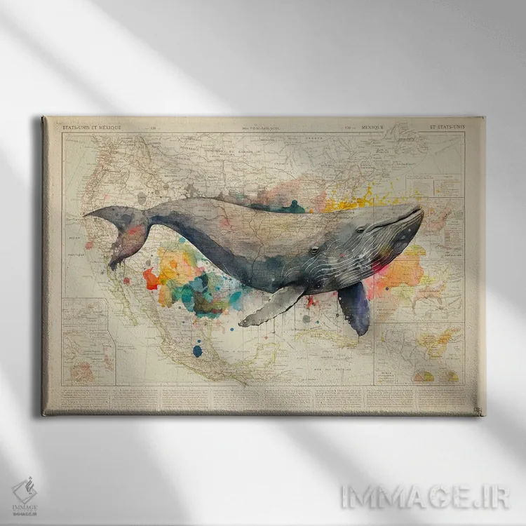 تابلو دانشنامه اثر استودیو آرت برد (استودیو هنری) - نمای روبهرو روی دیوار