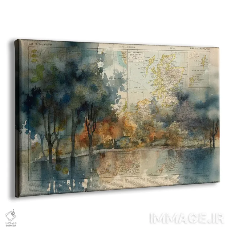 تابلو حومهٔ شهر اثر استودیو آرت برد (استودیو هنری) - نمای پرسپکتیو محصول