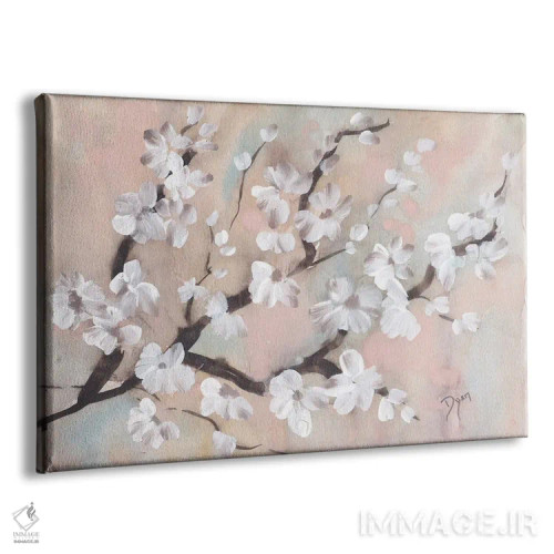 تابلو شاخه شکوفهٔ درخت اثر بیورلی دایر - نمای پرسپکتیو محصول