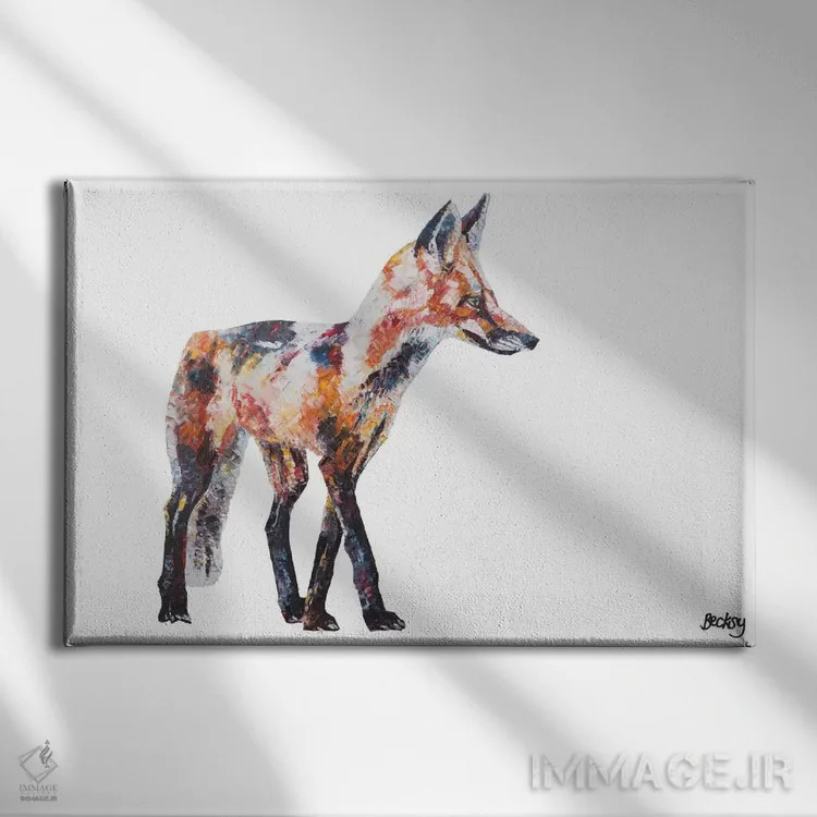 تابلو فرفکس (شهر یا نام خاص) اثر بکسی - نمای روبهرو روی دیوار