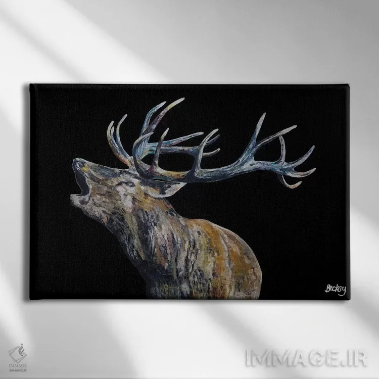 تابلو فریزر I اثر بکسی - نمای روبهرو روی دیوار