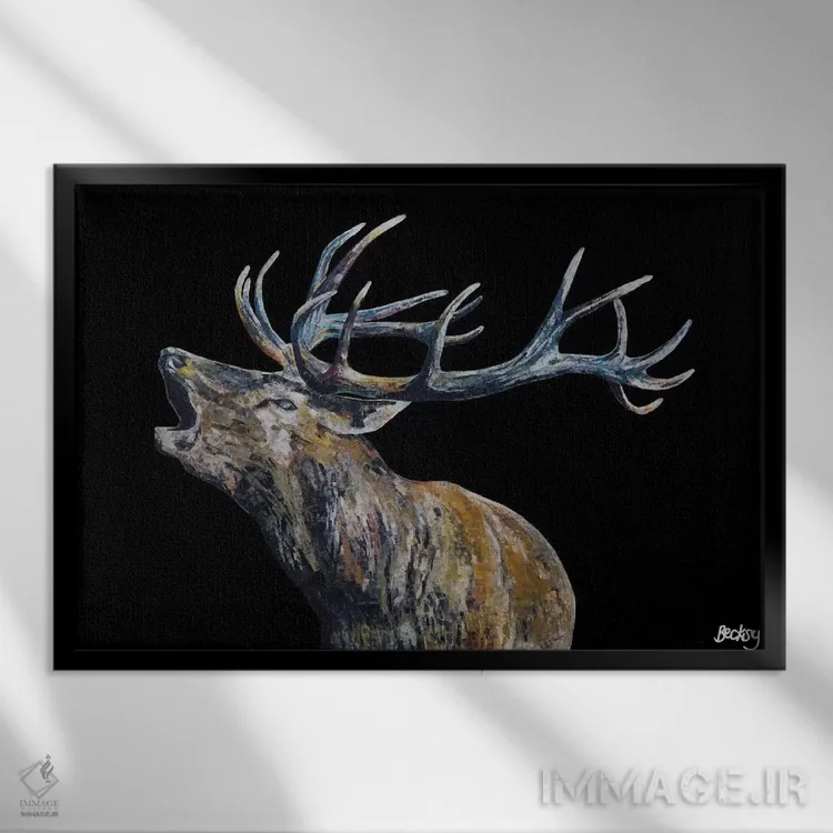 تابلو فریزر I اثر بکسی - نمای قابدار مشکی