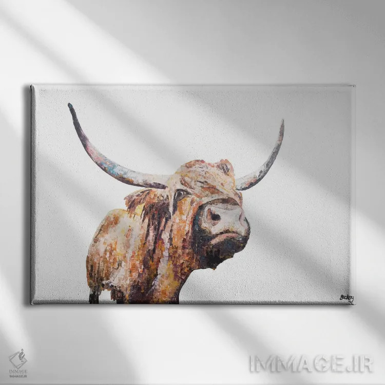 تابلو آیلا اثر بکسی - نمای روبهرو روی دیوار