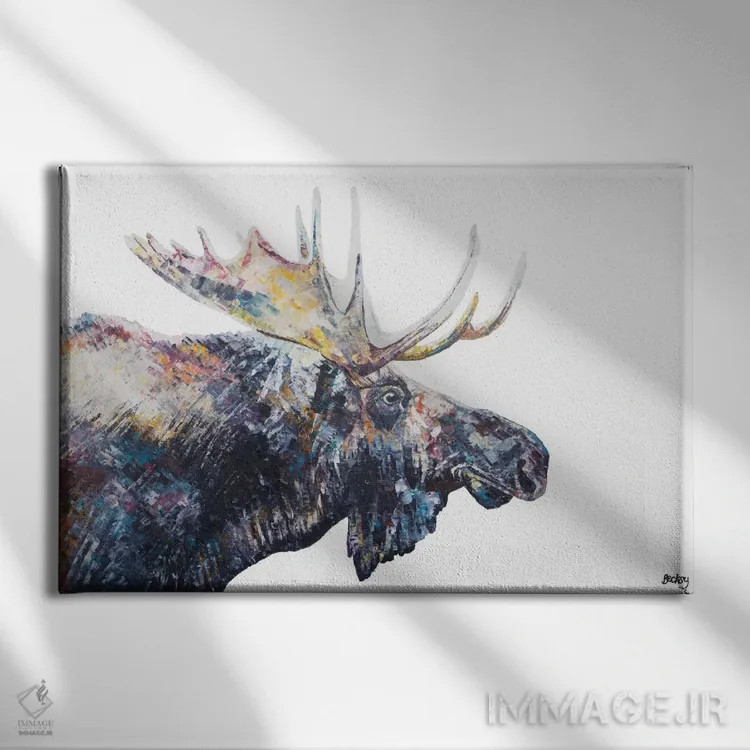 تابلو جد اثر بکسی - نمای روبهرو روی دیوار