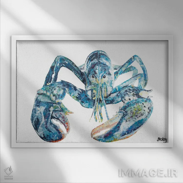 تابلو لویتیکوس اثر بکسی - نمای قابدار سفید