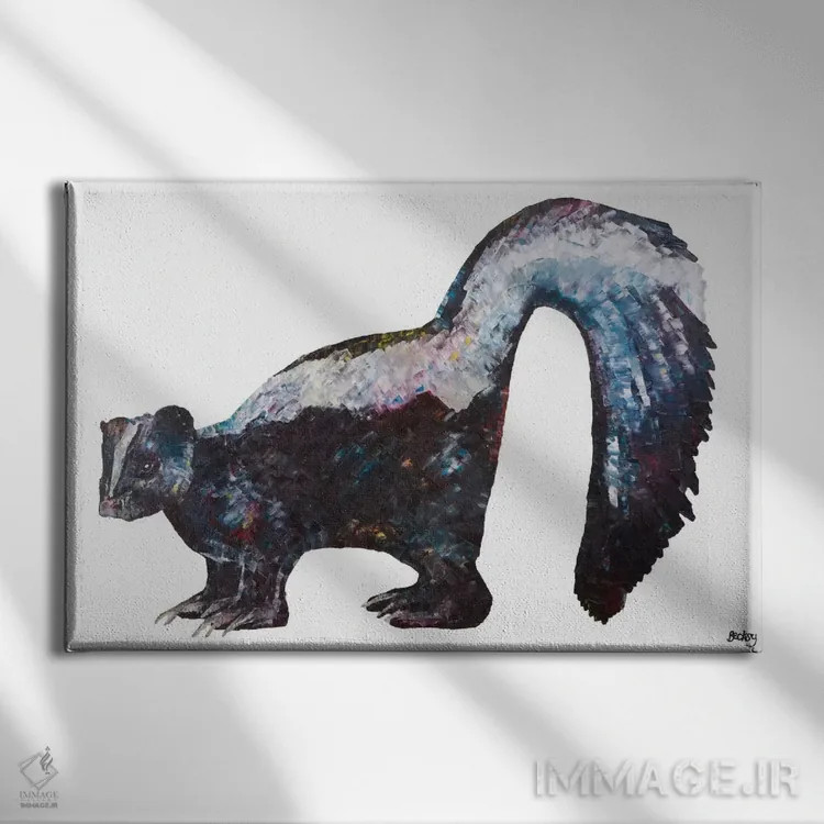 تابلو بانکی اثر بکسی - نمای روبهرو روی دیوار