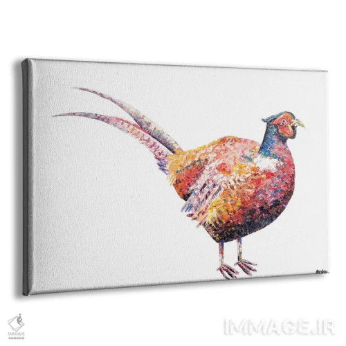 تابلو قرقاول اثر بکسی - نمای پرسپکتیو محصول