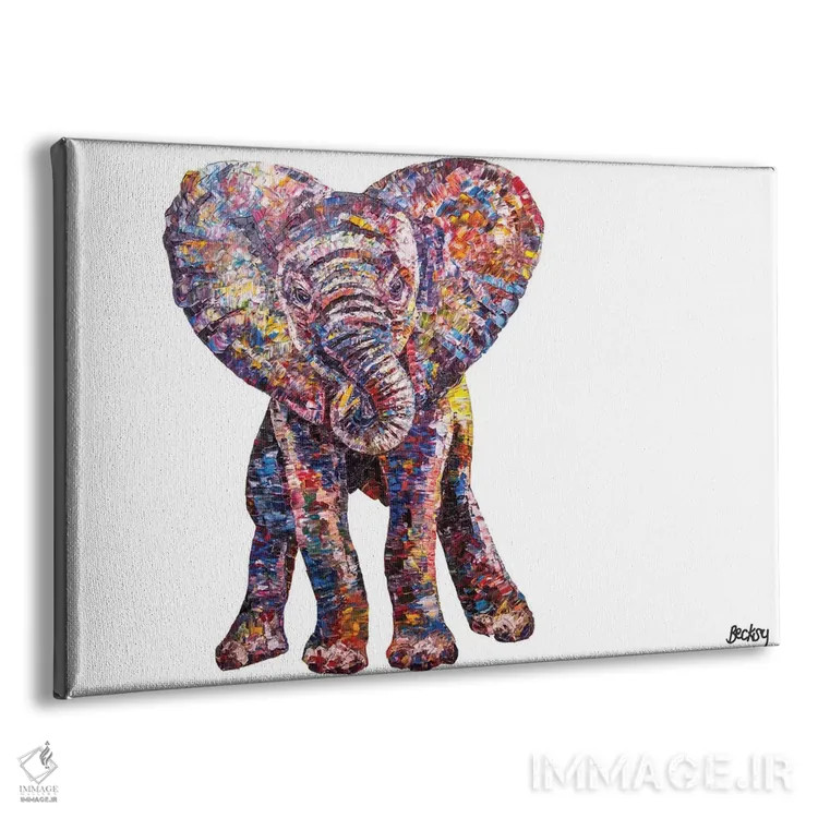 تابلو کپر (نوعی پرنده یا گیاه) اثر بکسی - نمای پرسپکتیو محصول