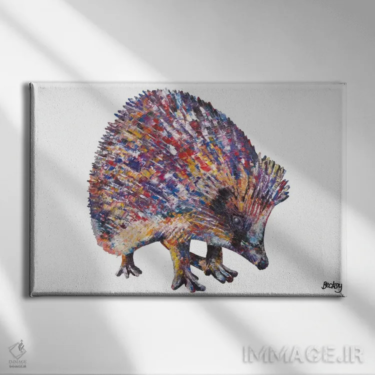 تابلو شان اثر بکسی - نمای روبهرو روی دیوار