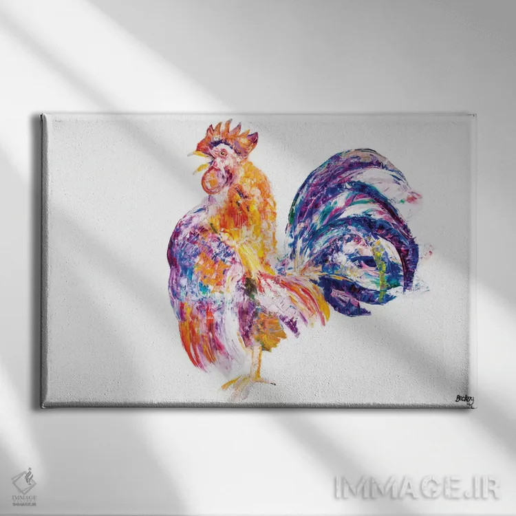 تابلو تایتان اثر بکسی - نمای روبهرو روی دیوار