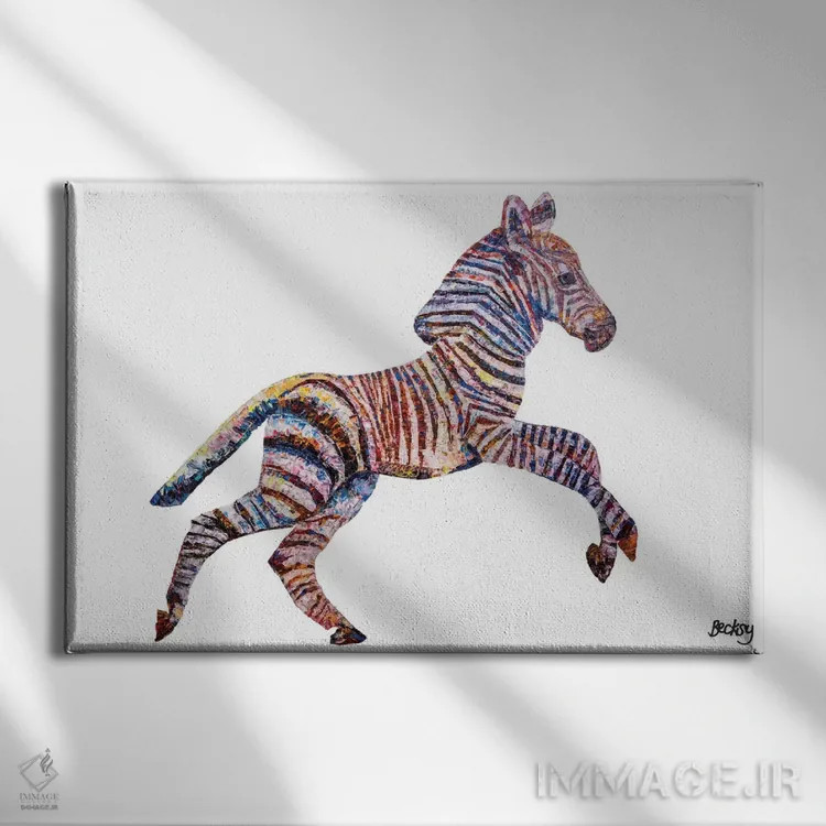 تابلو وندی اثر بکسی - نمای روبهرو روی دیوار