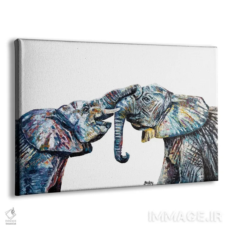 تابلو باهاتی و باشاشا اثر بکسی - نمای پرسپکتیو محصول