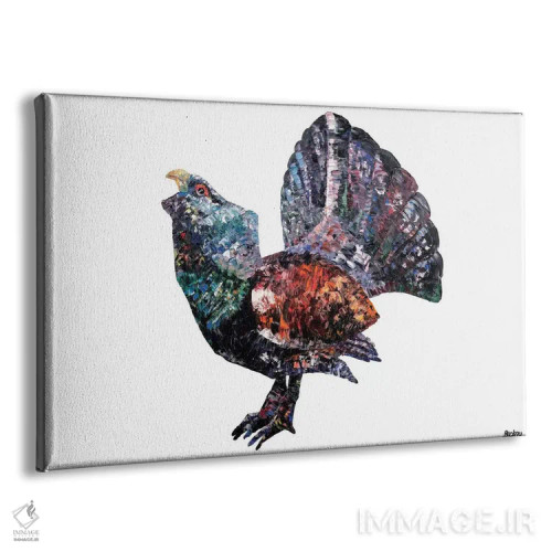 تابلو کپرکایلی (نوعی پرنده) اثر بکسی - نمای پرسپکتیو محصول