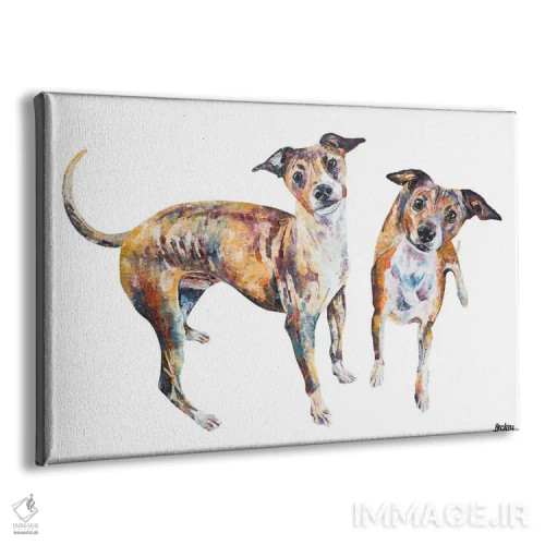 تابلو پاکو و ریکو اثر بکسی - نمای پرسپکتیو محصول