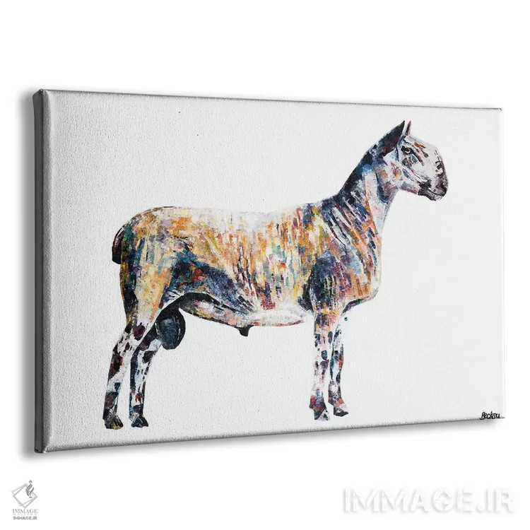 تابلو تد اثر بکسی - نمای پرسپکتیو محصول