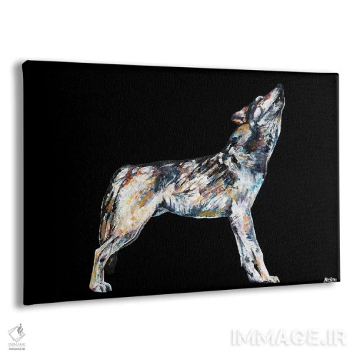 تابلو Black Background,میشکا، پسزمینهٔ سیاه اثر بکسی - نمای پرسپکتیو محصول