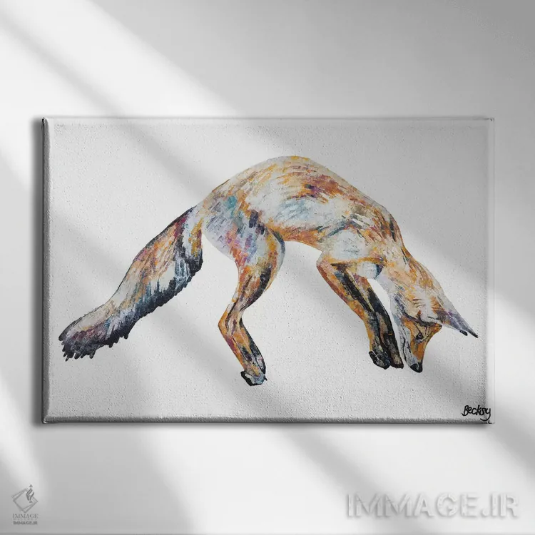 تابلو آقای آیکوود اثر بکسی - نمای روبهرو روی دیوار