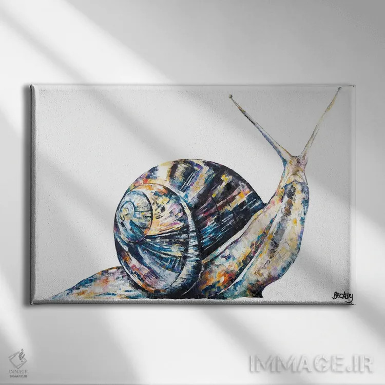 تابلو آقای بیچینگ اثر بکسی - نمای روبهرو روی دیوار