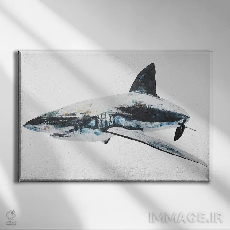 تابلو بروس اثر بکسی - نمای روبهرو روی دیوار