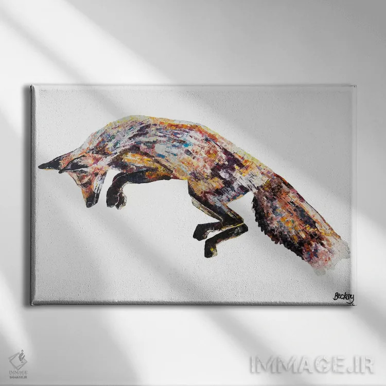 تابلو ویلوبی اثر بکسی - نمای روبهرو روی دیوار