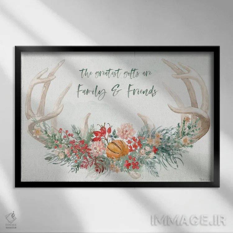 تابلو فصل جشن I اثر بث گروو - نمای قابدار مشکی