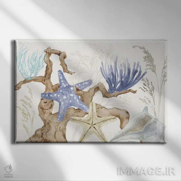 تابلو سواحل آرام I اثر بث گروو - نمای روبهرو روی دیوار