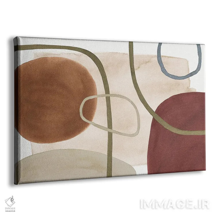 تابلو نقش مدیترانهای X اثر بث گروو - نمای پرسپکتیو محصول