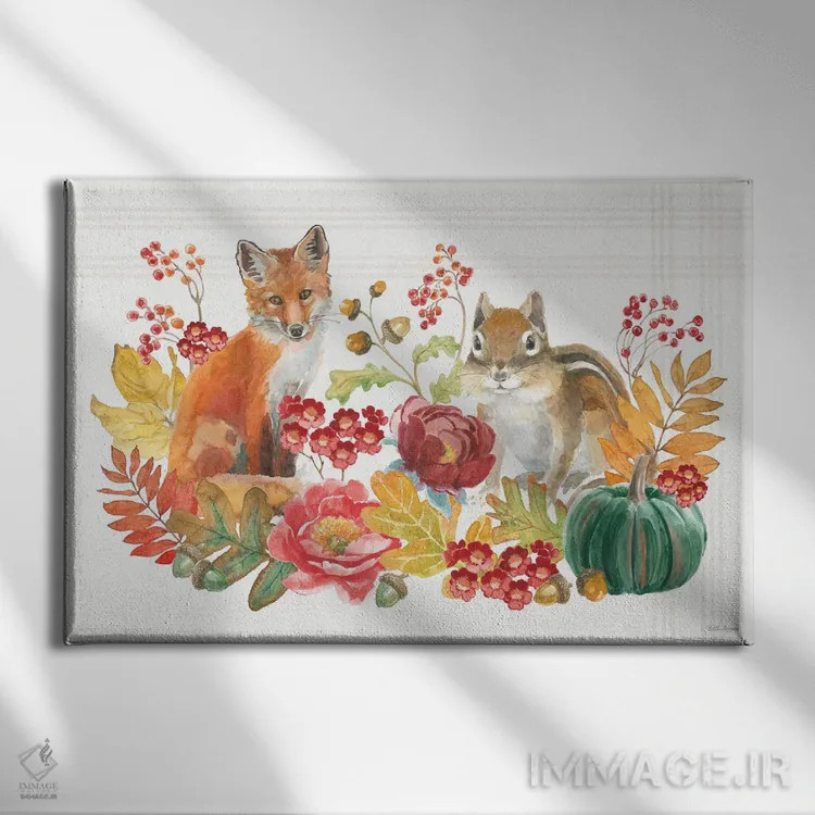 تابلو برداشت جنگلی I اثر بث گروو - نمای روبهرو روی دیوار