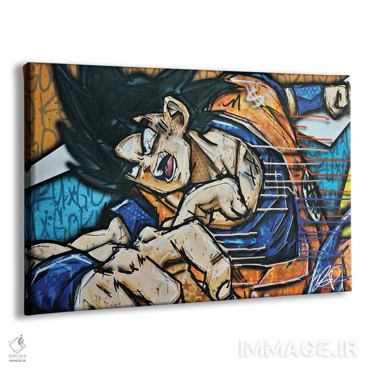 تابلو گوکو (شخصیت انیمه) اثر برایان گارسیا - نمای پرسپکتیو محصول