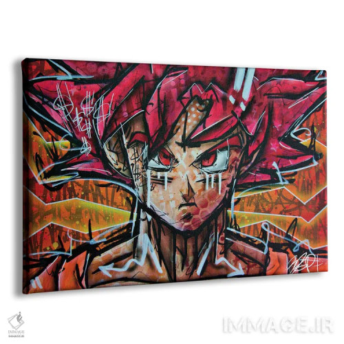 تابلو گوکو اساس گاد (شخصیت انیمه) اثر برایان گارسیا - نمای پرسپکتیو محصول