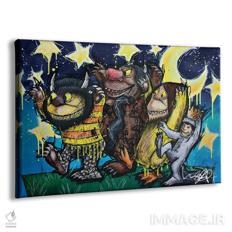 تابلو چیزهای وحشی اثر برایان گارسیا - نمای پرسپکتیو محصول