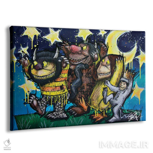 تابلو چیزهای وحشی اثر برایان گارسیا - نمای پرسپکتیو محصول