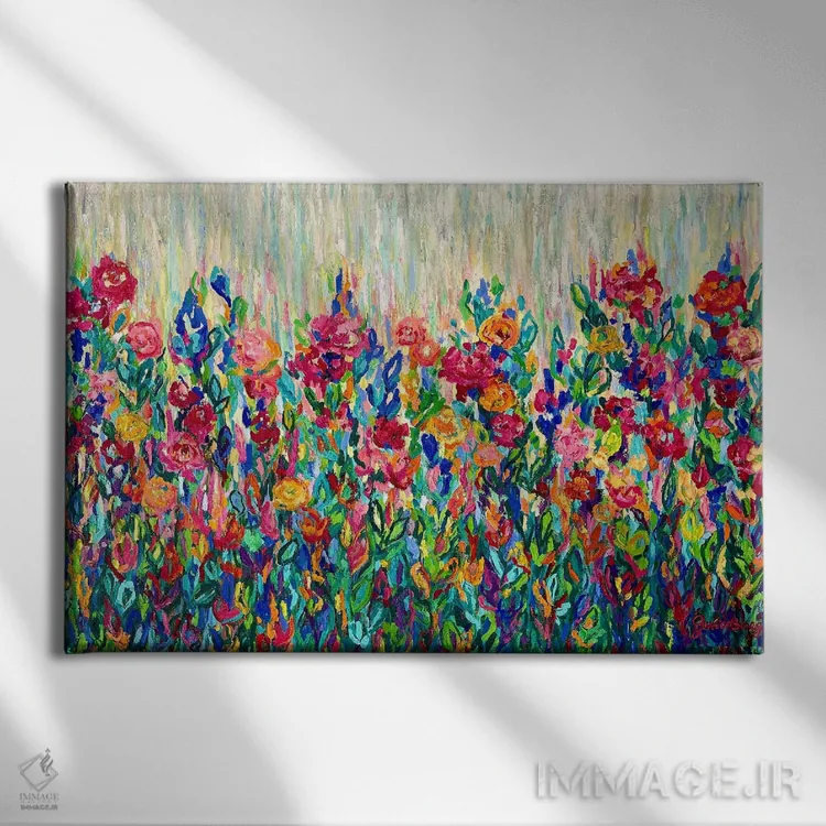 تابلو مزرعهٔ رؤیاها اثر جولیا بورگ - نمای روبهرو روی دیوار