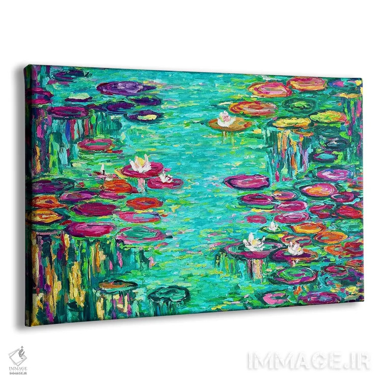 تابلو دریاچهٔ جادویی اثر جولیا بورگ - نمای پرسپکتیو محصول