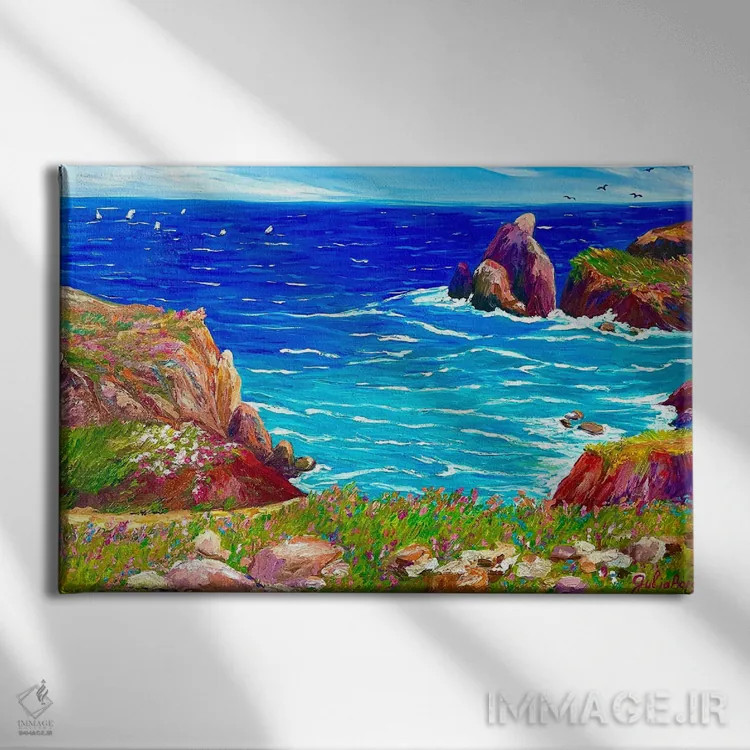 تابلو تفنگداران دریایی (نظامی) اثر جولیا بورگ - نمای روبهرو روی دیوار