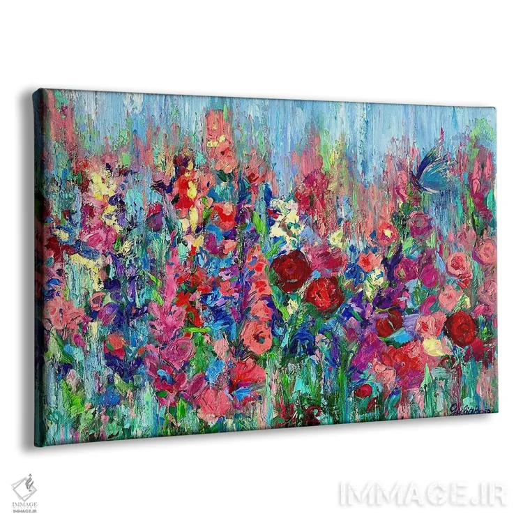 تابلو باران تابستانی اثر جولیا بورگ - نمای پرسپکتیو محصول