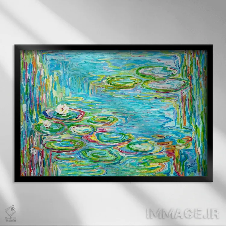 تابلو صلح اثر جولیا بورگ - نمای قابدار مشکی