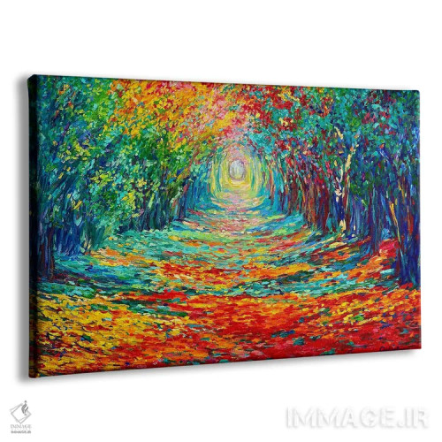 تابلو سفر زندگی اثر جولیا بورگ - نمای پرسپکتیو محصول