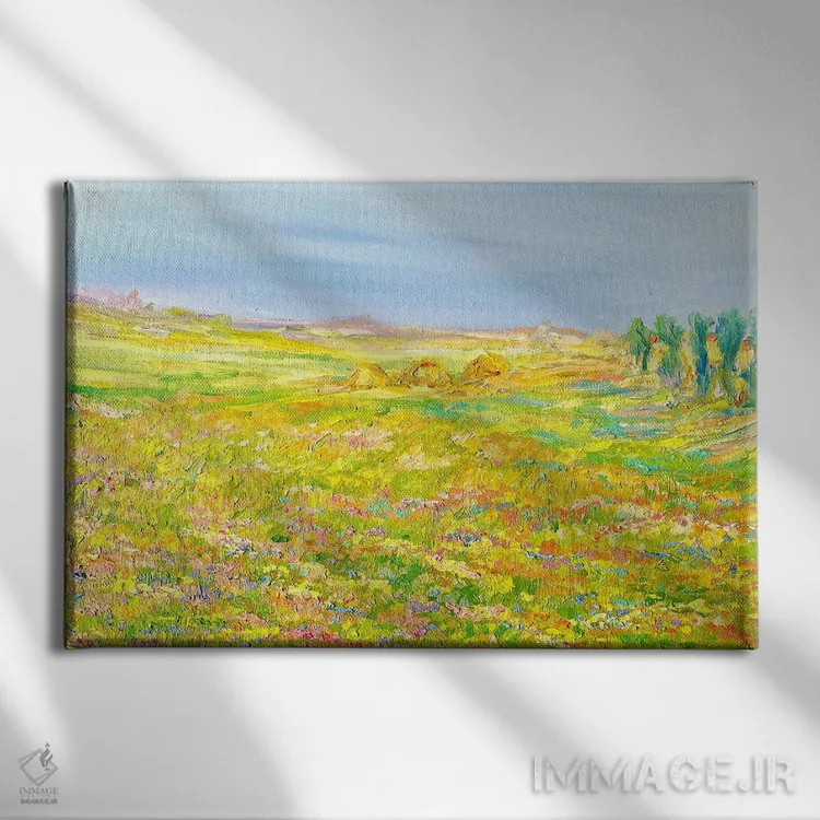 تابلو جایی که دوست دارم باشم III اثر جولیا بورگ - نمای روبهرو روی دیوار