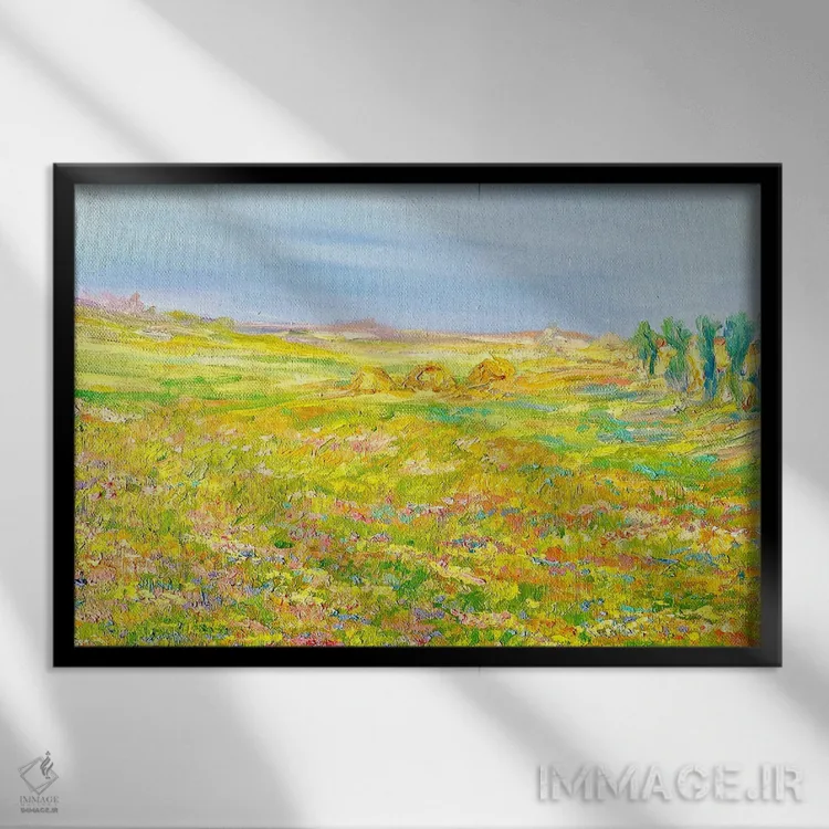 تابلو جایی که دوست دارم باشم III اثر جولیا بورگ - نمای قابدار مشکی