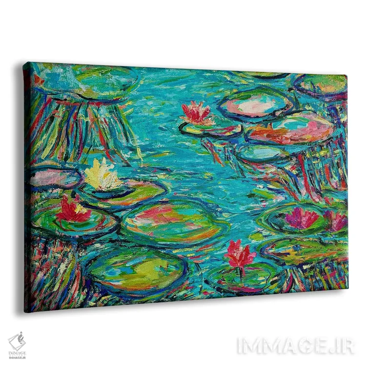 تابلو انعکاسهای رقصان اثر جولیا بورگ - نمای پرسپکتیو محصول