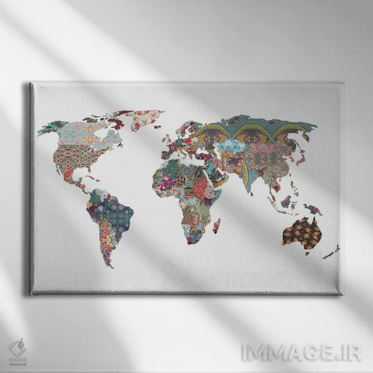 تابلو لوییس آرمسترانگ به ما گفت اثر بیانکا گرین - نمای روبهرو روی دیوار