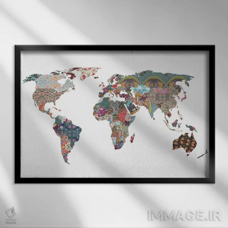 تابلو لوییس آرمسترانگ به ما گفت اثر بیانکا گرین - نمای قابدار مشکی