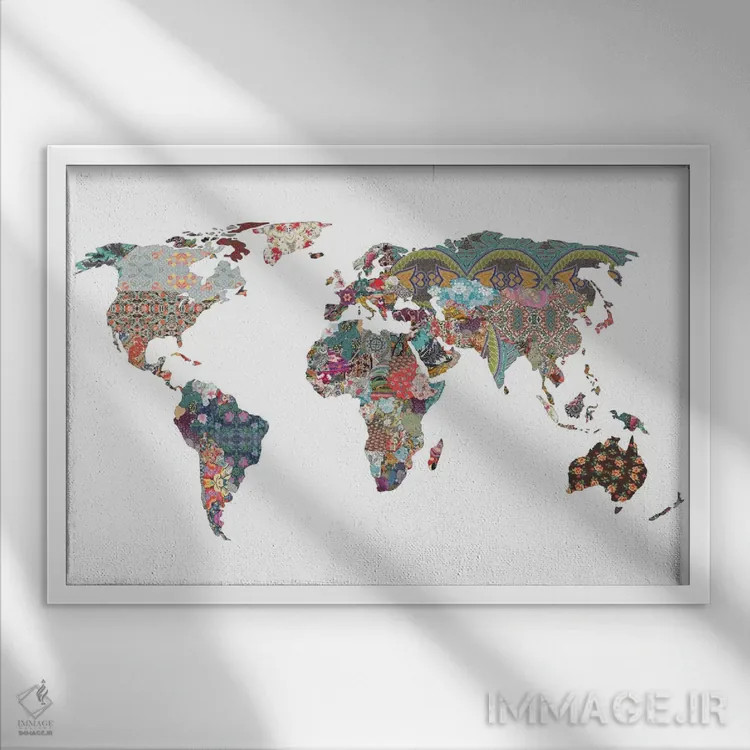 تابلو لوییس آرمسترانگ به ما گفت اثر بیانکا گرین - نمای قابدار سفید