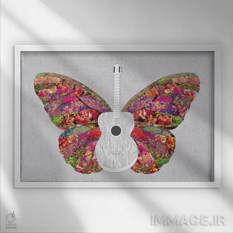 تابلو بدون قید و بند اثر بیانکا گرین - نمای قابدار سفید