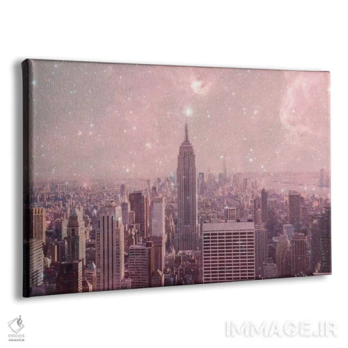 تابلو غبار ستارهای بر نیویورک اثر بیانکا گرین - نمای پرسپکتیو محصول