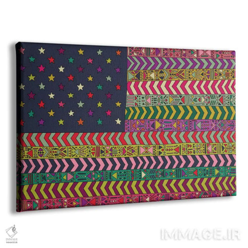 تابلو آمریکای من اثر بیانکا گرین - نمای پرسپکتیو محصول