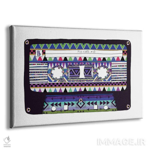 تابلو میکستیپ شماره ۱۰ اثر بیانکا گرین - نمای پرسپکتیو محصول