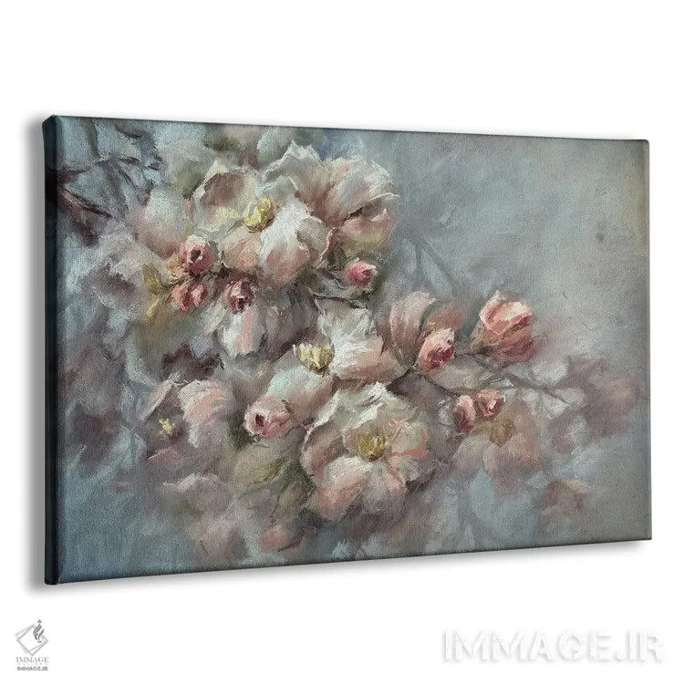 تابلو برنج سیب صورتی (احتمالاً منظور "شاخه سیب صورتی") اثر آنا بوگوشفسکایا - نمای پرسپکتیو محصول