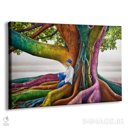 تابلو فقط در رؤیا اثر بن هاین (هنرمند بلژیکی) - نمای پرسپکتیو محصول